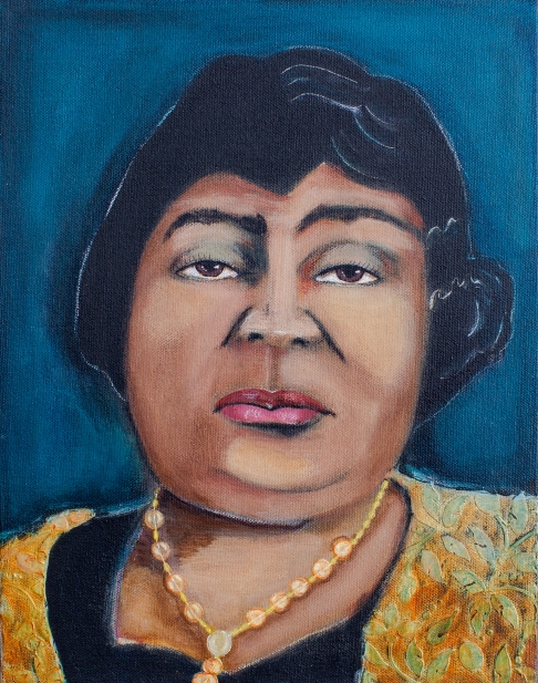 Lulu White by Nancy Wolfe Kimberly | Acrylic paint, grease pencil, charcoal, varnish on canvas. Lulu White